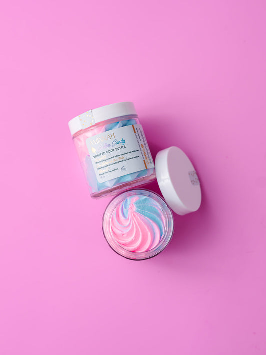 Cotton Candy Whipped Body Butter – Shea, Mango & Cocoa Butter Moisturizer