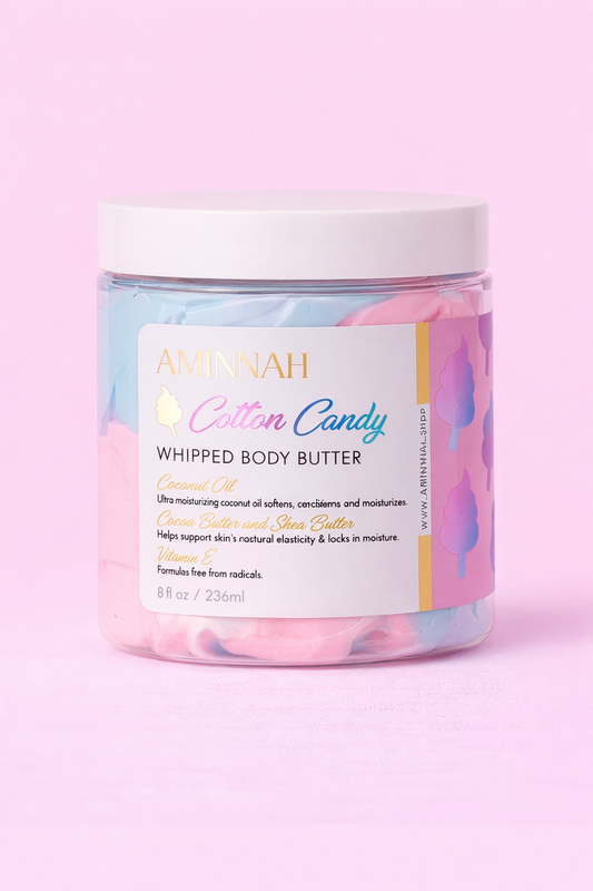 Cotton Candy Whipped Body Butter – Shea, Mango & Cocoa Butter Moisturizer