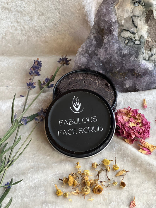 Fabulous Face Scrub – Organic Herbal Exfoliating Facial Scrub