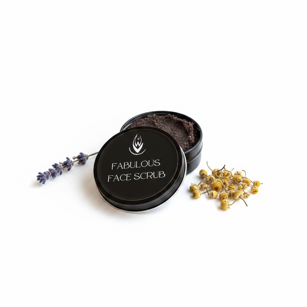 Fabulous Face Scrub – Organic Herbal Exfoliating Facial Scrub
