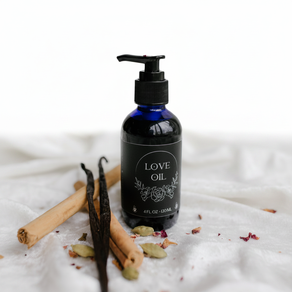 Love Oil – Organic Intimacy & Body Oil with Aphrodisiac Botanicals