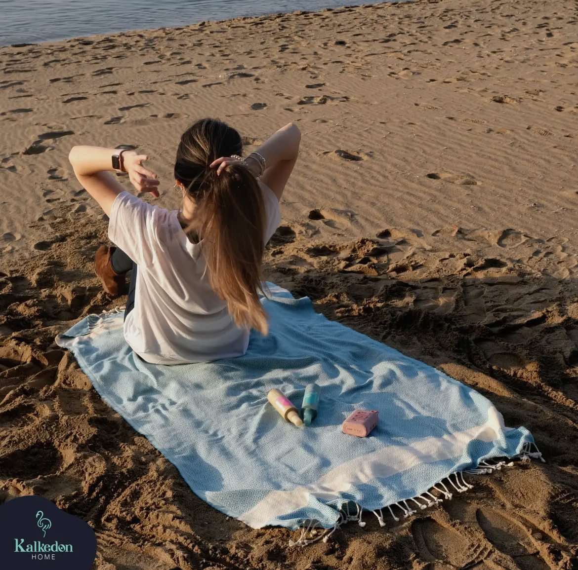 Turkish Cotton Peshtemal Towel – Lightweight & Quick-Dry